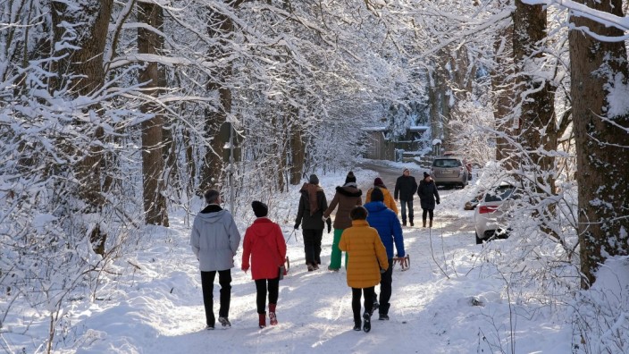 Winter Schnee Schneefall Wetter Roddeln Wandern Harz 10.01.2020 Die Landschaft rings um die Stadt Elbingerode im Landkr