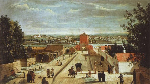 SZ-Serie: Streifzüge durch die Stadt: Die Erstürmung des Roten Turms vor der Ludwigsbrücke war der einzige Erfolg der Aufständischen.