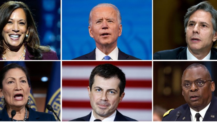 Das Kabinett unter US-Präsident Joe Biden