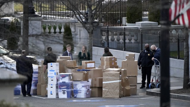 Oval Office: Warten auf den Umzugswagen.
