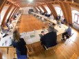 Kreistagssitzung in München in Zeiten der Corona-Krise, 2020