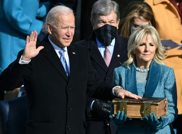 Biden sworn in at US Capitol