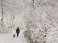 Weather feature: Onset of winter with 50cm of fresh snow, Wintereinbruch mit 50cm Neuschnee in Marktoberdorf, Bavaria,