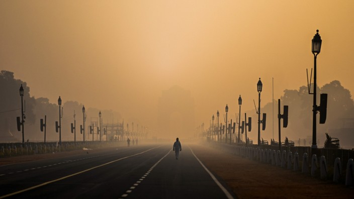 Luftverschmutzung: Wenn mal wieder dicke Luft in Delhi ist: Die Belastung mit Feinstaub ist natürlich da am höchsten, wo der Schmutz entsteht - etwa in großen Städten mit viel Verkehr.