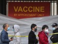 Californians Lineup For Covid-19 Vaccines As State Lifts Lockdown Restrictions