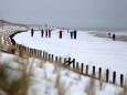 Schnee an der Ostsee
