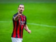 AC Mailand: Zlatan Ibrahimovic beim Spiel gegen den FC Crotone