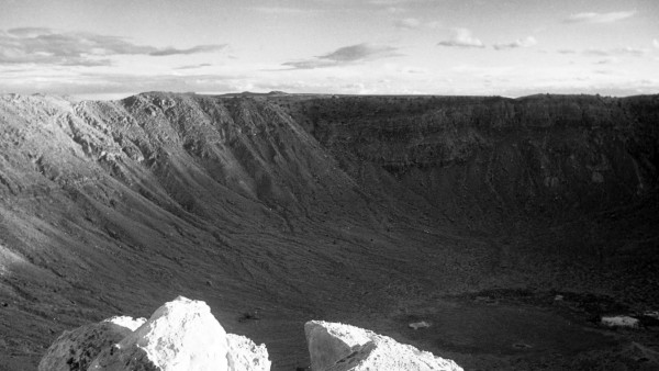 Reise durch Arizona Barringer-Krater in Arizona, 1962. Barringer Crater in Arizona, 1962., USA Copyright: ErichxAndres U