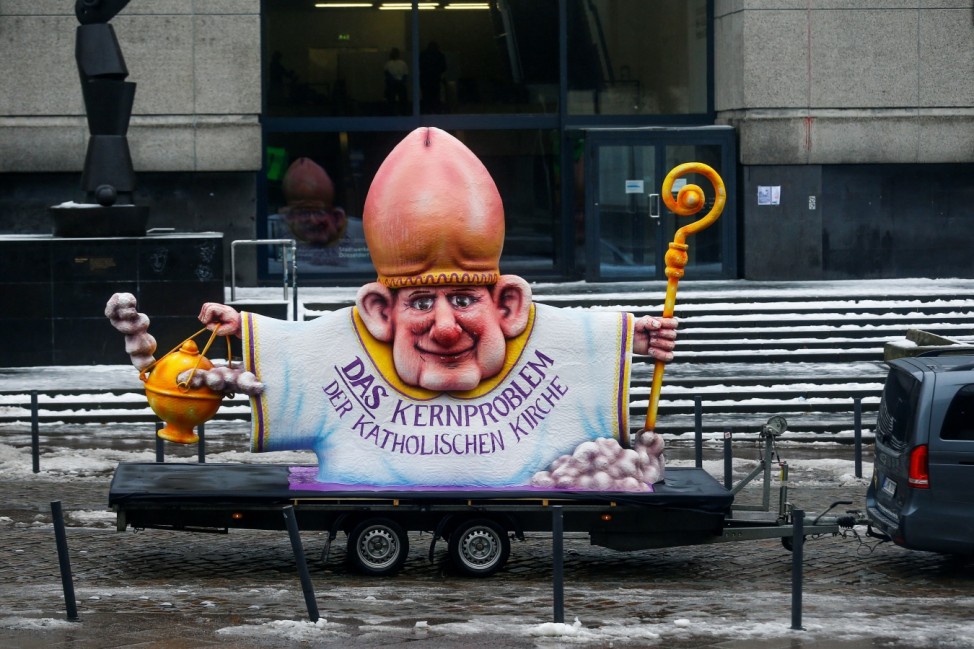 Cancelled ''Rosenmontag'' (Rose Monday) parade due to the COVID-19 pandemic, in Duesseldorf