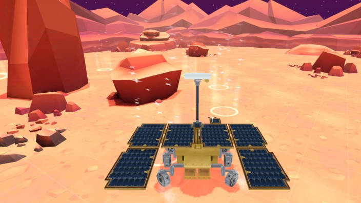 Mit der Programmier-App "NEPO Missions" auf Mars-Expedition gehen