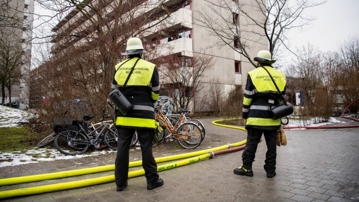 Verletzte bei Brand in Münchner Studentenwohnheim