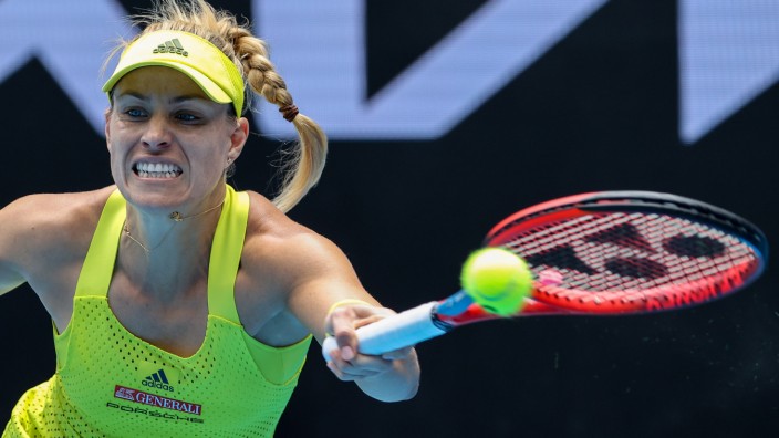 Australian Open: Ohne Vorbereitung: Angelique Kerber verlor nach der Quarantäne schon in Runde eins.