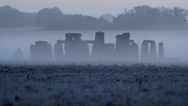 FILE PHOTO: Stonehenge ancient stone circle is seen at dawn, near Amesbury, Wiltshire, Britain