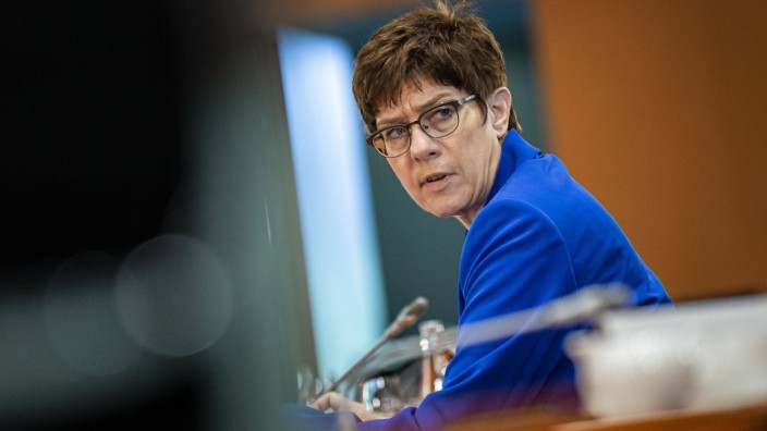Annegret Kramp-Karrenbauer, Bundesministerin der Verteidigung und Parteivorsitzende der CDU, aufgenommen im Rahmen der