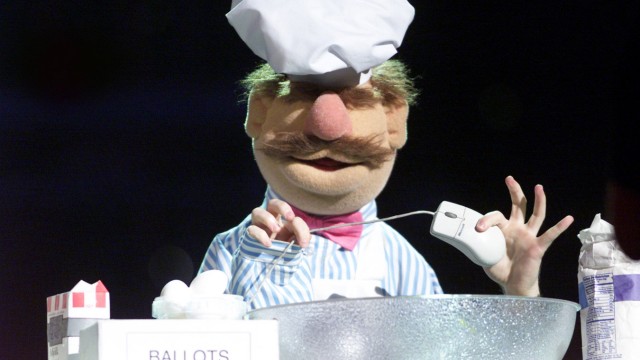 Muppet Show: Ob es vielleicht der Akzent des dänischen Kochs ist, dem der Warnhinweis gilt?