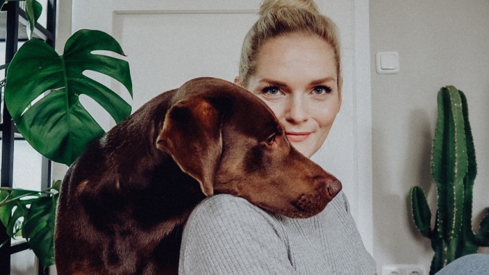 Tierpsychologin: Ihr Hund Lui brachte Jana Müller dazu, Tierpsychologin zu werden.