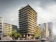 Visualisierung: Moringa-Hochhaus in der Hamburger Hafencity