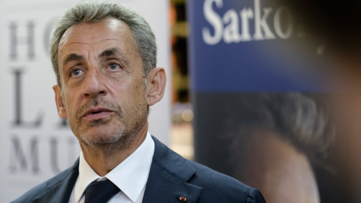 Dedication session by Nicolas Sarkozy in Brussels, Belgium (2020/09/03) Brussels, Belgium, on September 3, 2020: Nicolas