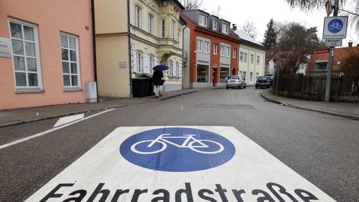 Verbesserungen für Radfahrer: Es bewegt sich etwas in Freising: Ein Teilstück der Alten Poststraße ist inzwischen als Fahrradstraße ausgewiesen.