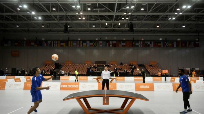 FILE PHOTO: Teqball World Championships