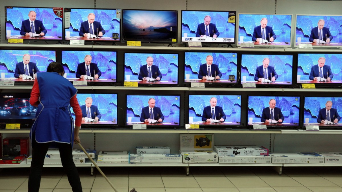 Russische Medien: Putin auf allen Kanälen