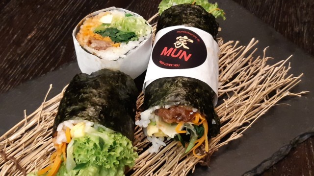 Gastronomie: Sushi-Burrito im Restaurant Mun.
