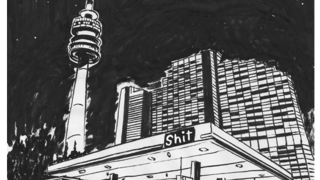 Architektur: Dunkle Seiten: Die Graphik Novel "Nachts im Paradies" von Frank Schmolke beschreibt die dystopische Realität des Münchner Taxifahrers Vincent.
