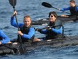 Nationalmannschaft paddelt auf Mittelmeer