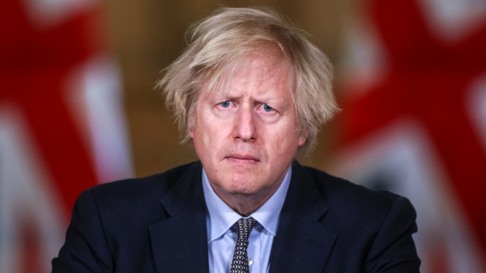 Boris Johnson Holds Coronavirus Press Conference On The Anniversary Of UK's First Lockdown