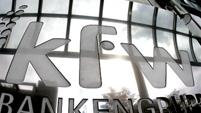Verdacht auf Untreue: Logo der KfW-Bankengruppe: Die Staatswanwaltschaft ermittelt wegen des Verdachts auf Untreue.