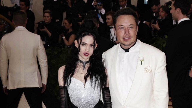 Streaming und Bezahlung von Künstlern: NFT-Fans: Die Künstlerin Grimes und ihr Ehemann, Elon Musk.