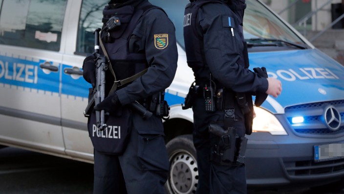 Polizeieinsatz wegen Terroralarms in Chemnitz
