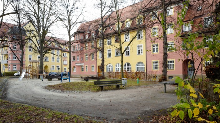 Ramersdorf: Die "Wohnanlagen am Loehleplatz" sind bereits unter Schutz, zum Ensemble zählen Experten aber auch die Häuser östlich davon bis zur Führichstraße.