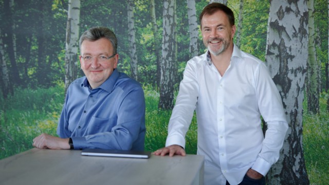 Report: Immunic-Vorstandschef Daniel Vitt (links) und Manfred Gröppel, er ist im Vorstand für das operative Geschäft zuständig.