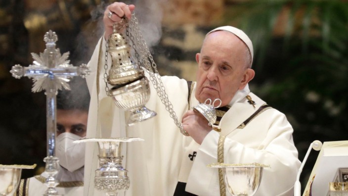 Italien: Papst Franziskus leitete am Gründonnerstag eine unangekündigte Messe.