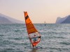 Windsurfer auf dem Gardasee bei Torbole