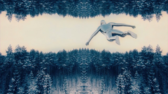 Klassische Musik: Flug über verschneite Wälder: Für das Video zu Rainer Barteschs Oratorium haben Münchner Filmemacher eine Kunstfigur ersonnen.