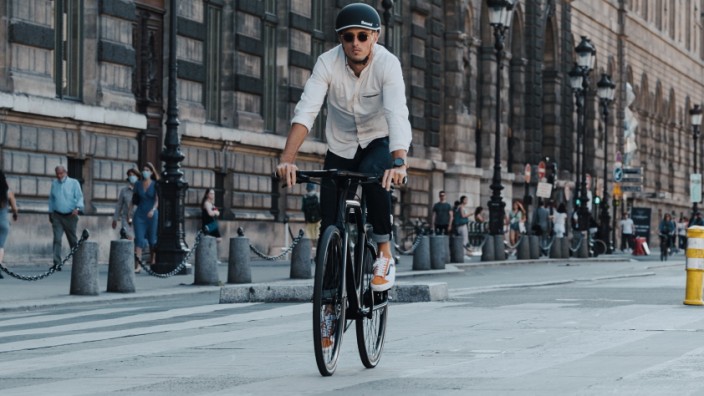 Fahrrad: Leicht, urban und smart: Das Angell-Bike wurde in Paris entwickelt.