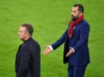 Zwist zwischen Hans Dieter Flick (Hansi ,Trainer Bayern Muenchen) und Hasan SALIHAMIDZIC (Sportvorstand Bayern Muenchen); Flick