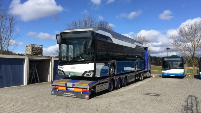 Klimafreundlicher ÖPNV: Diesen Wasserstoffbus durfte das Glonner Verkehrsunternehmen Ettenhuber bereits im vergangenen Jahr testen.