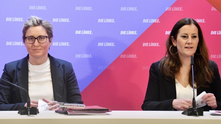 Linke-Chefinnen Susanne Hennig-Wellsow und Janine Wissler