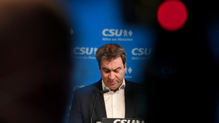 CSU-Präsidiumssitzung - Pressekonferenz