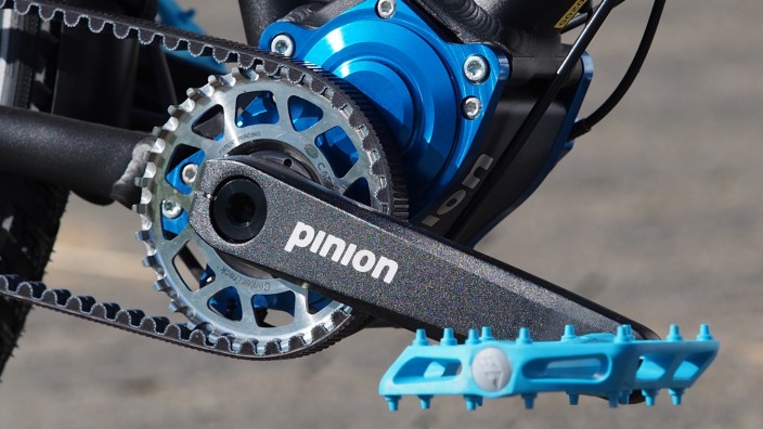 Getriebeschaltungen am Fahrrad: Die Pinion-Schaltung befindet sich auf Höhe des Tretlagers.