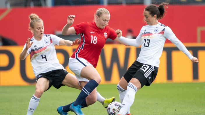 Fußball, Frauen: Länderspiele, Deutschland - Norwegen