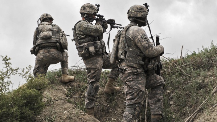 Entscheidung in Washington: Ende eines langen Einsatzes: Die US-Truppen - hier ein Bild aus dem Jahr 2010 - sollen in den nächsten Monaten Afghanistan verlassen.