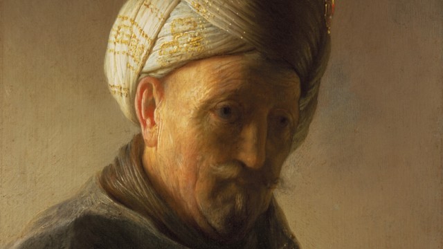 Kunst: Rembrandts "Büste eines alten Mannes mit Turban", um 1627/29. Das Museum Barberini gibt Entwarnung: Dieser Porträtkopf weist "keinerlei Züge von Fremdenfeindlichkeit" auf!