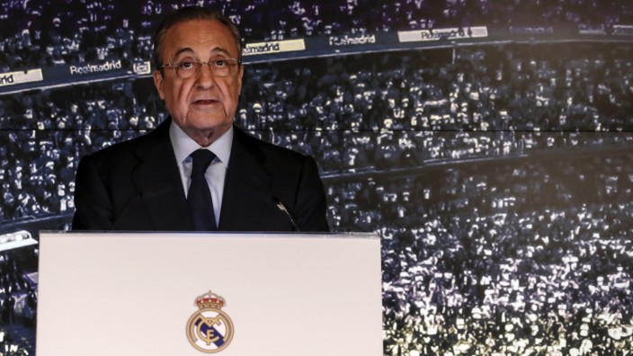 Florentino Pérez, Präsident von Real Madrid und designierter Super-League-Boss