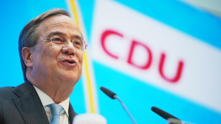 CDU-Chef Armin Laschet zur Kanzlerkandidatenfrage der Union