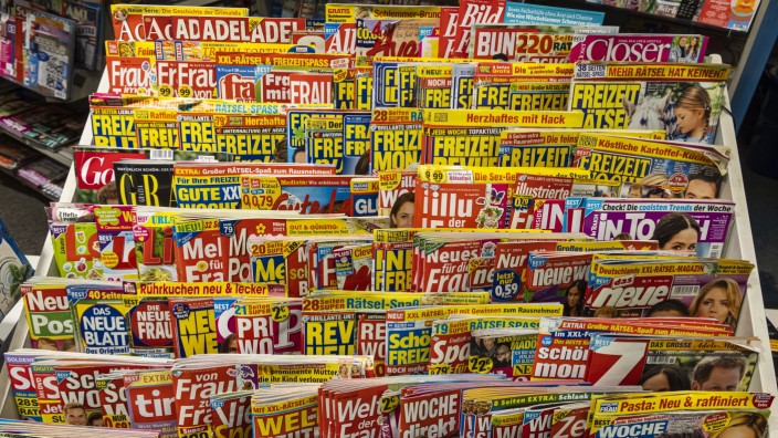Hamburg: Auch wenn die Kioske voll sind - um viele Zeitschriften und Magazine steht es nicht gut.