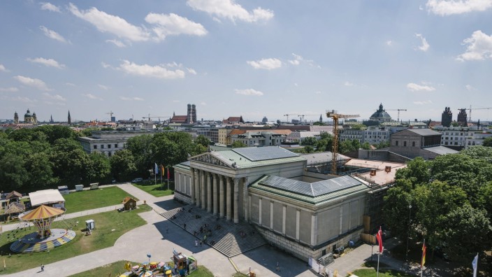 IAA in München: Herbe Enttäuschung: Gegen den ausdrücklichen Wunsch der Maxvorstädter soll der Königsplatz nun während der IAA bespielt werden.